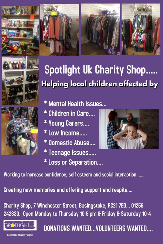 Image of Spotlight Charity Shop - Donations Wanted!