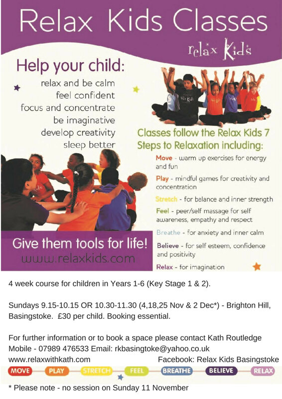 Image of Relax Kids Autumn courses