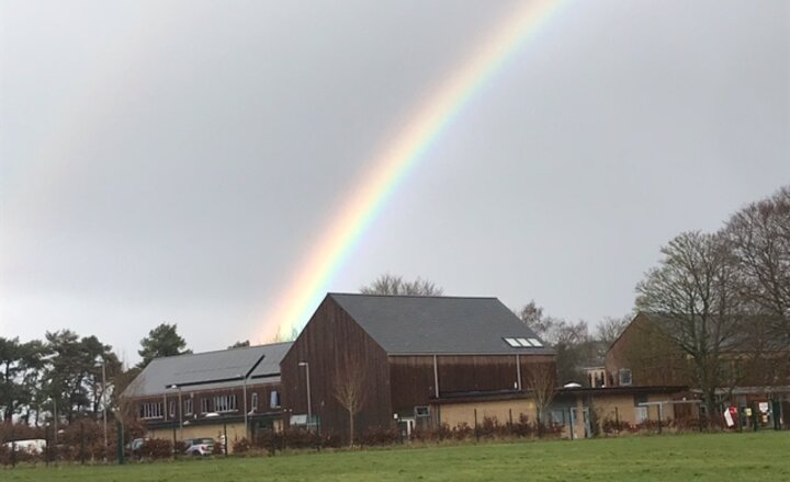 Image of Rainbow over Rooksdown
